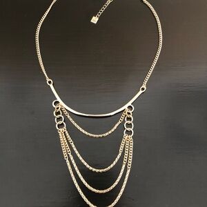 QVC Gold Multi-Strand Necklace